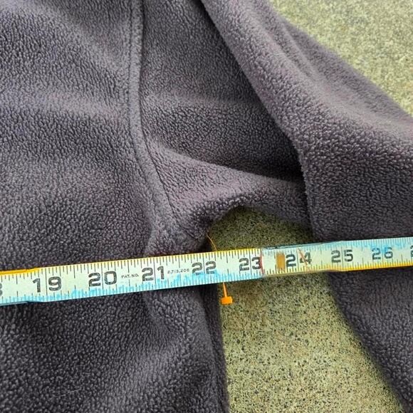 Vtg 90s HELLY HANSEN HH Logo Earthtone Outdoors Gorp Zip Up Fleece Jacket Med - Picture 3 of 4